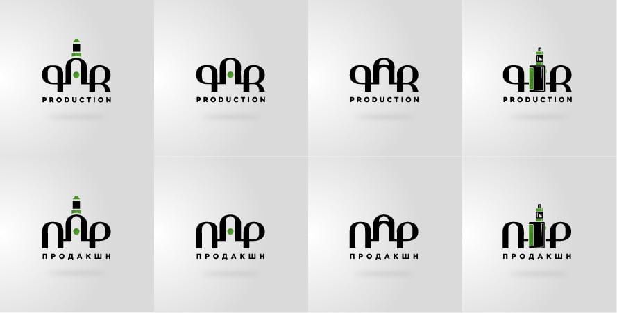 Первый концепт логотипа Par Production